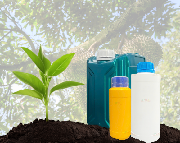 Liquid fertilizer bottles