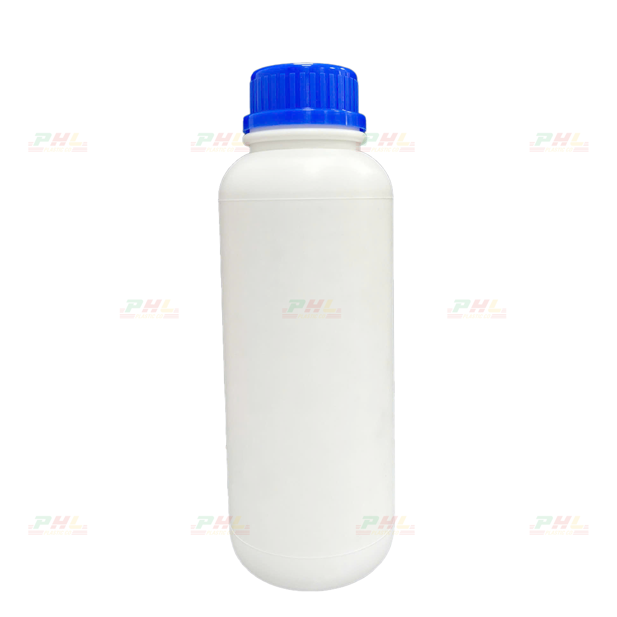 Chai HDPE/COEX 1000mL (1Lit) ø50mm Tròn - Trắng Sữa