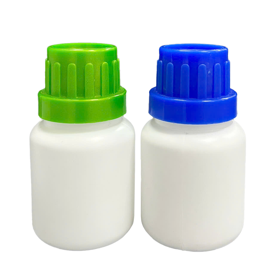 HDPE/COEX Bottle 30mL ø21mm Round - White