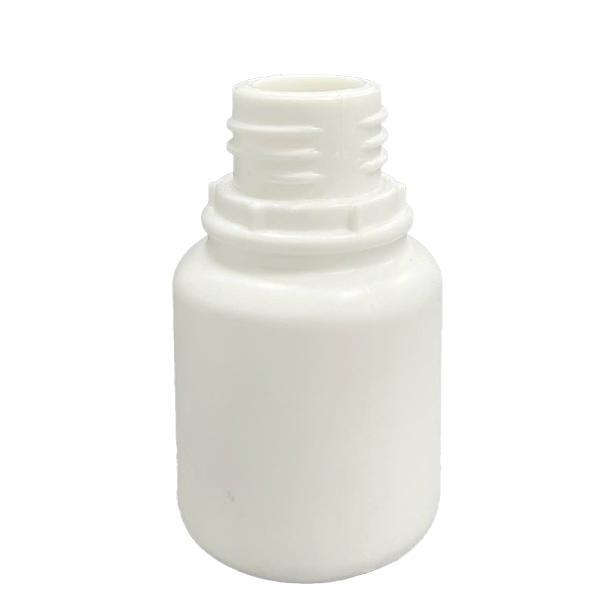 HDPE/COEX Bottle 30mL ø21mm Round - White
