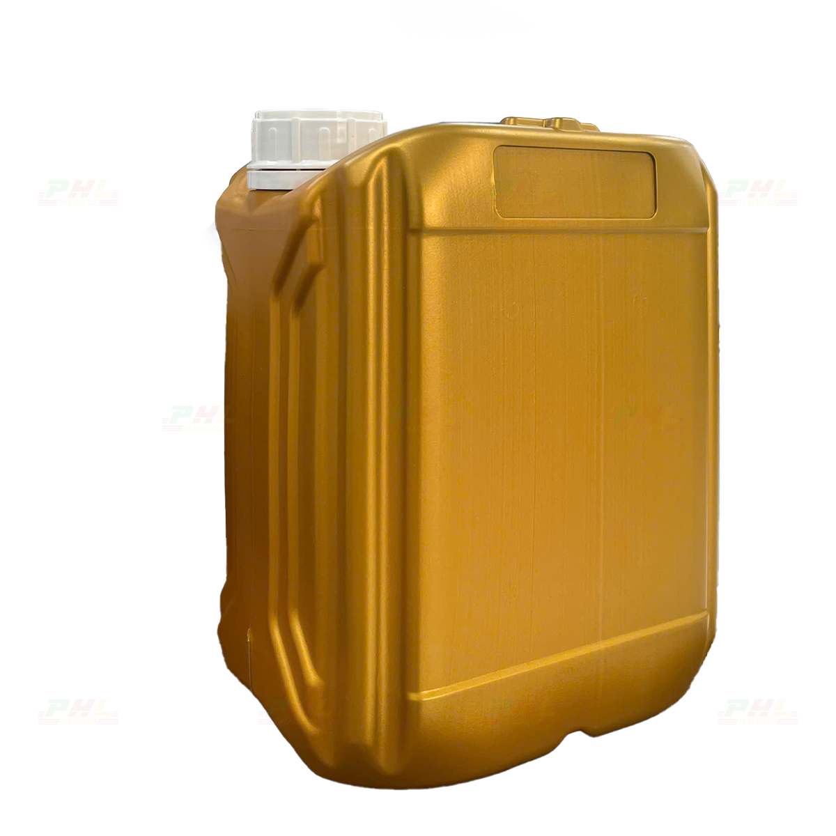 Can HDPE 5000mL (5Lit) ø50mm Vuông Design - Metallic Gold