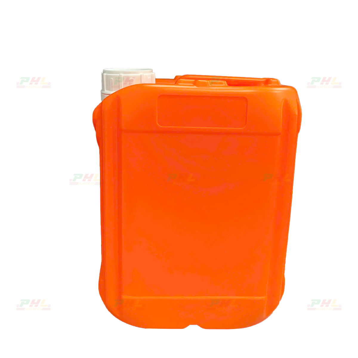 Can HDPE 5000mL (5Lit) ø50mm Vuông Design - Cam Tươi