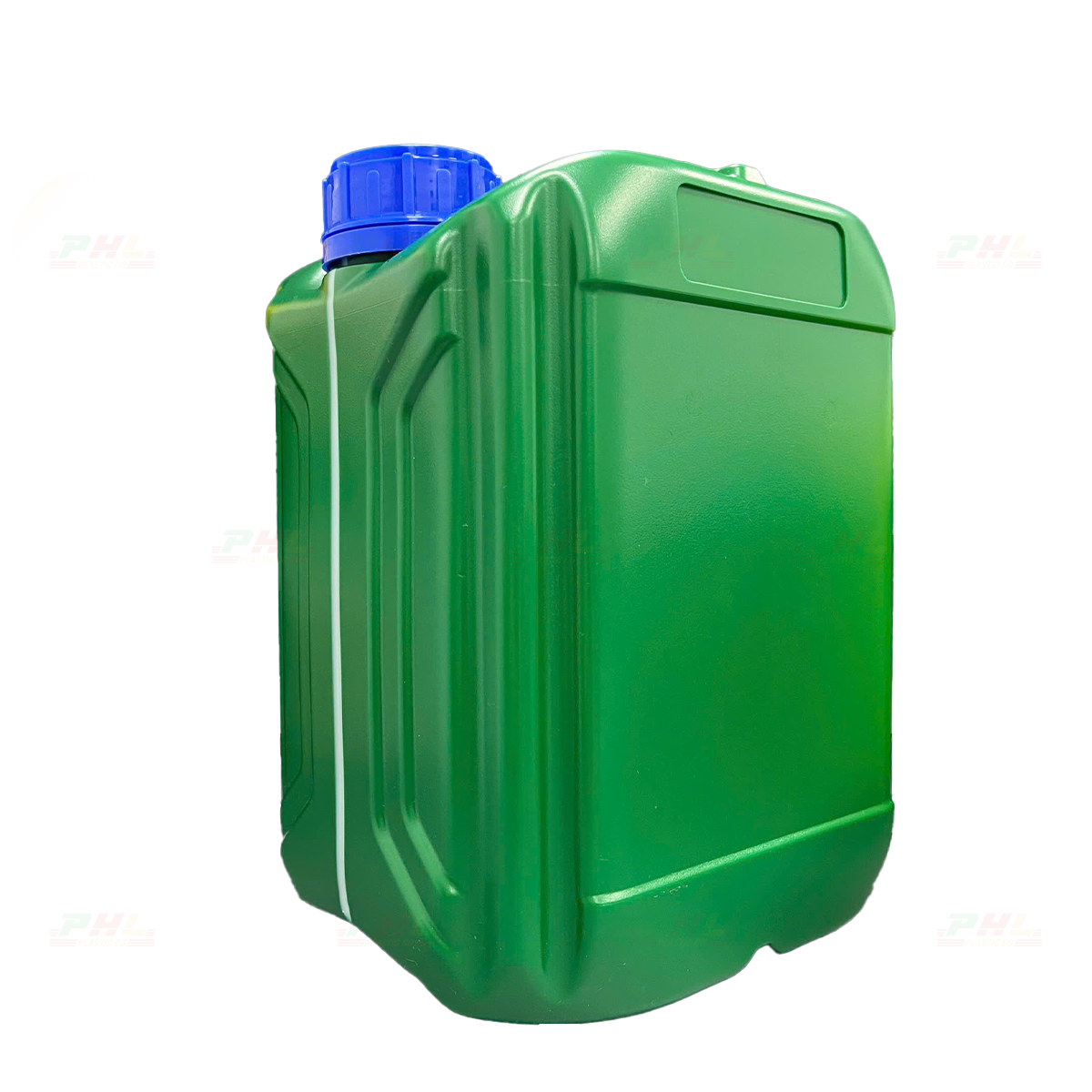 Can HDPE 5000mL (5Lit) ø50mm Vuông Design - Xanh Đậm
