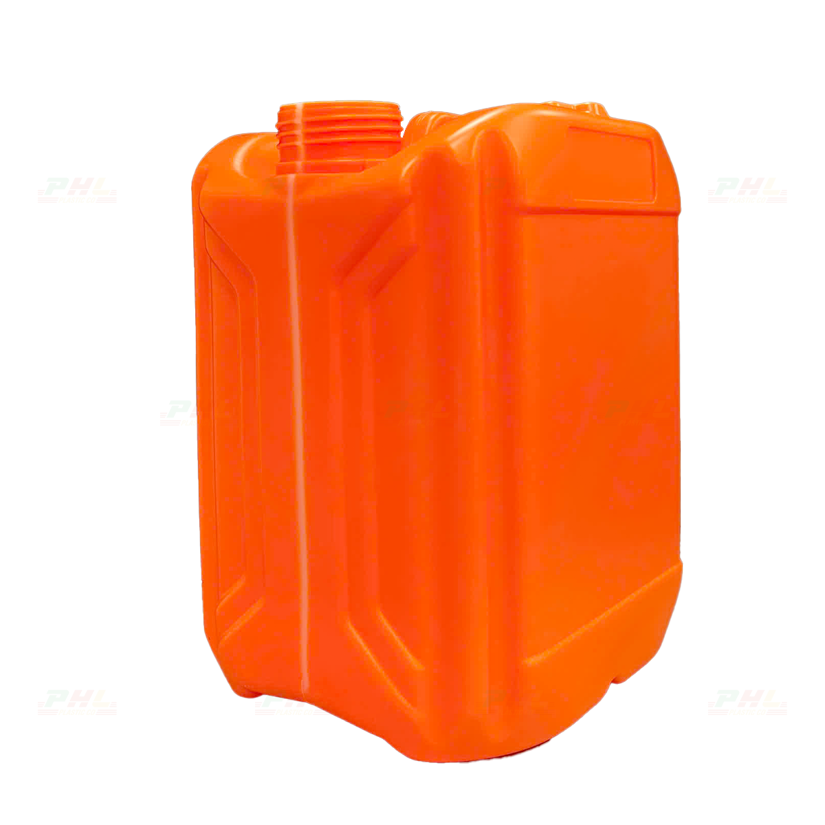 Can HDPE 5000mL (5Lit) ø50mm Vuông Design - Cam Tươi