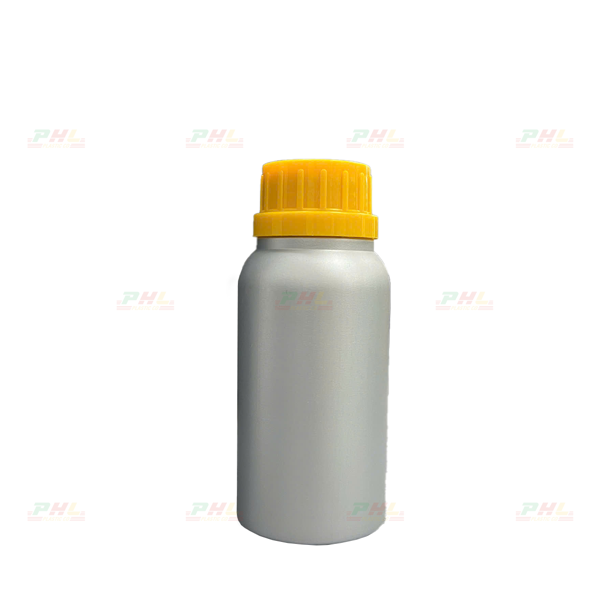 Chai HDPE/COEX 150mL ø33mm Tròn Trơn - Metallic Silver