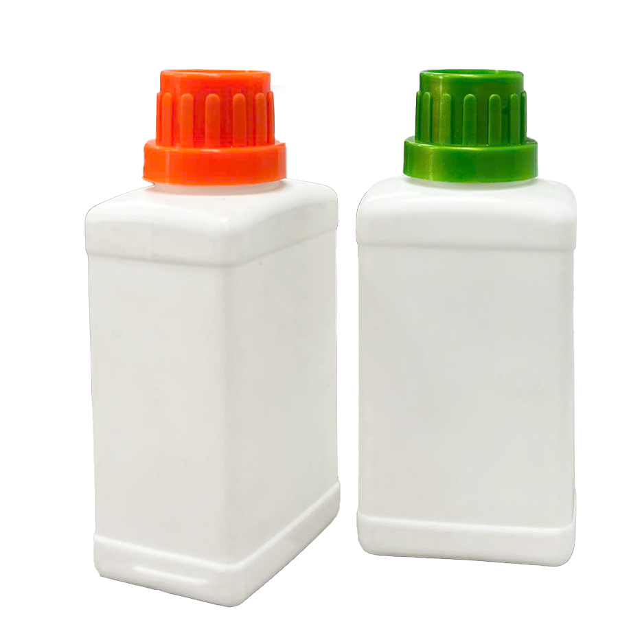 Chai HDPE/COEX 100mL ø21mm Vuông - Trắng Sữa