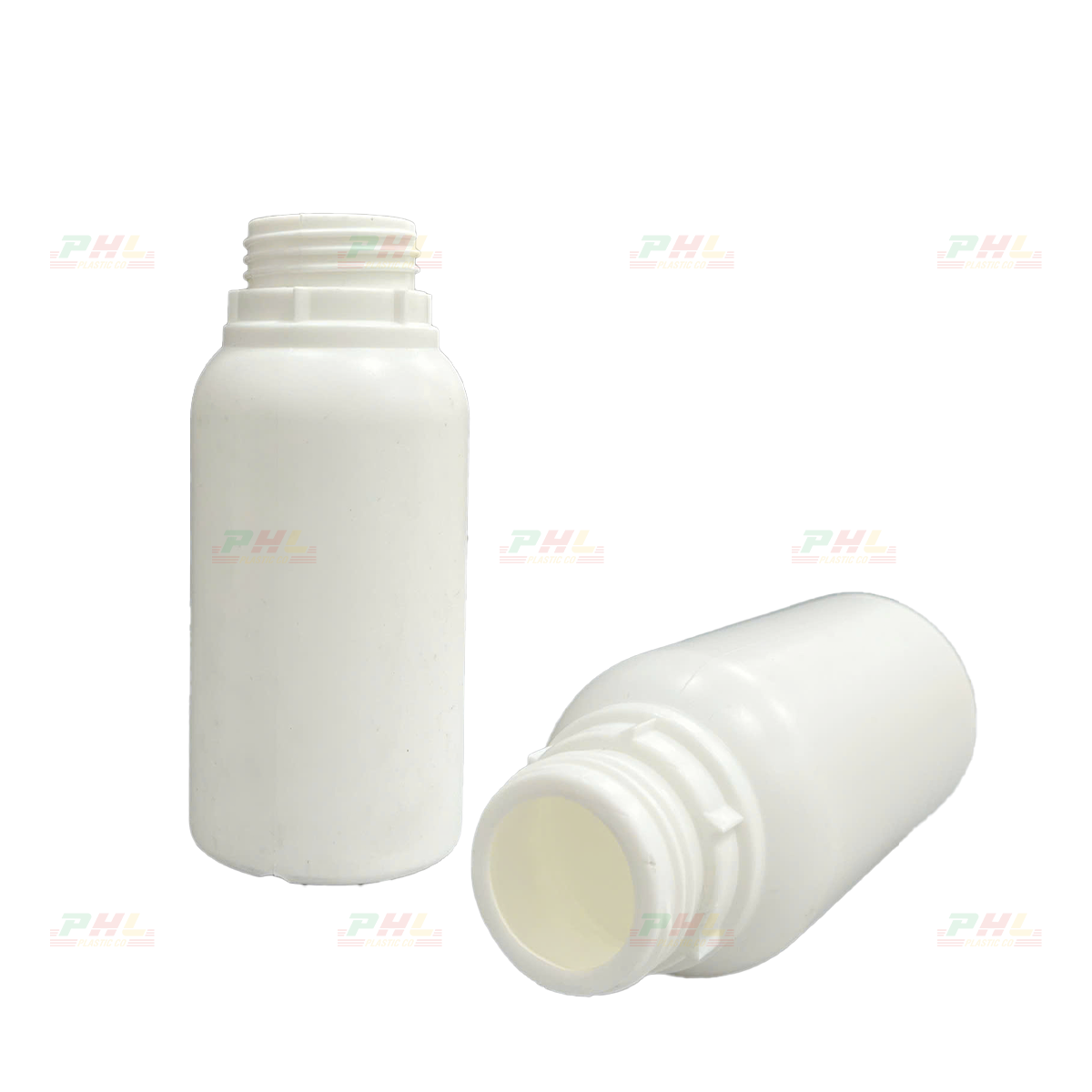 Chai HDPE/COEX 150mL ø33mm Tròn Trơn - Trắng Sữa