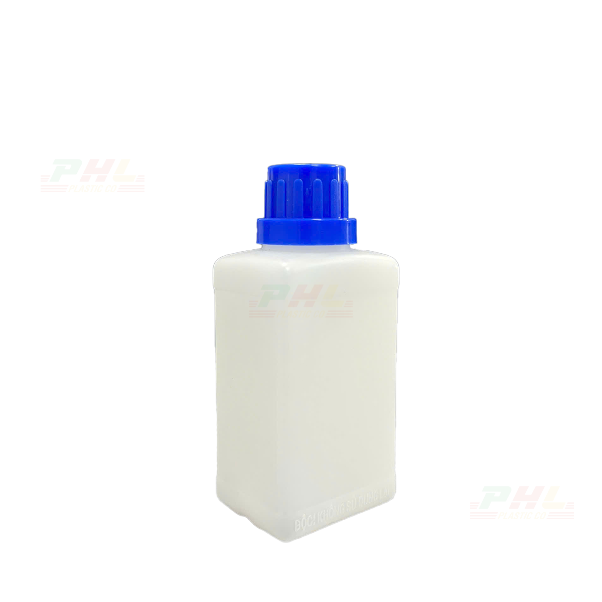 Chai HDPE/COEX 100mL ø21mm Vuông - Trắng Trong