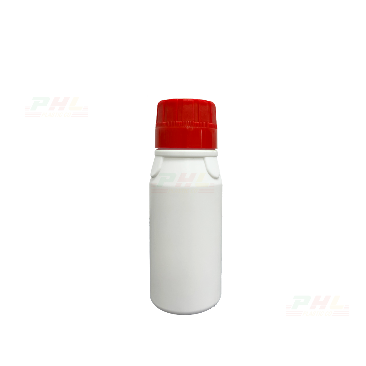 HDPE/COEX Bottle 100mL ø32mm – Round With 3 Ribs - Milky With