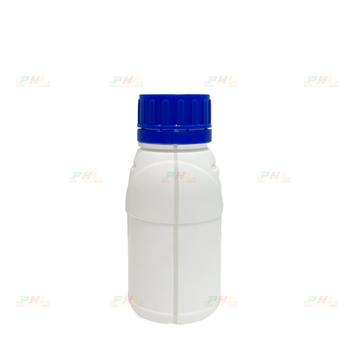 Chai HDPE/COEX 250mL ø42.5mm Tròn Vai Gân SGT - Trắng Sữa