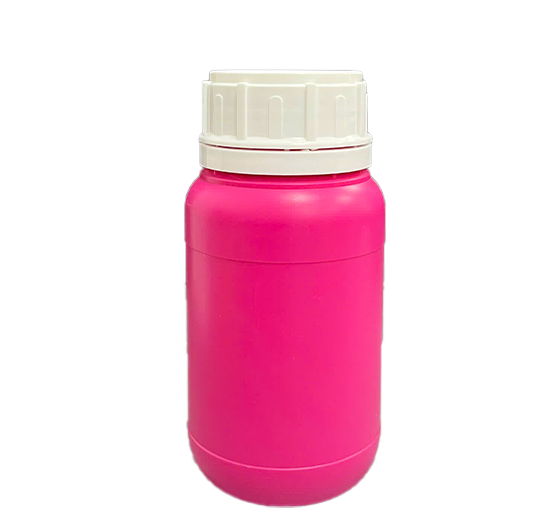 Chai HDPE/COEX 300mL ø50mm Tròn Hai Gờ Vai Bầu - Hồng