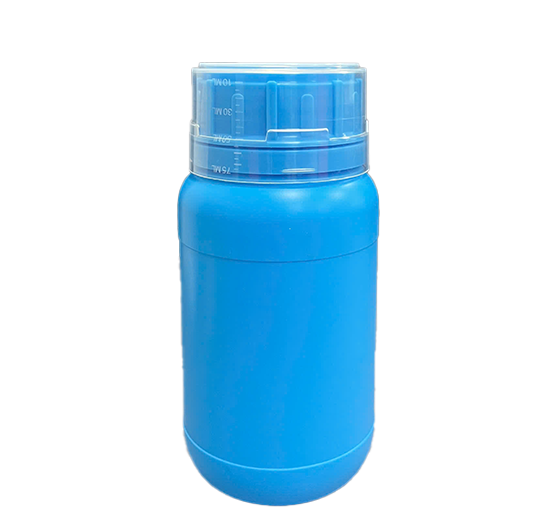 Chai HDPE/COEX 300mL ø50mm Tròn Hai Gờ Vai Bầu - Xanh Thiên Thanh