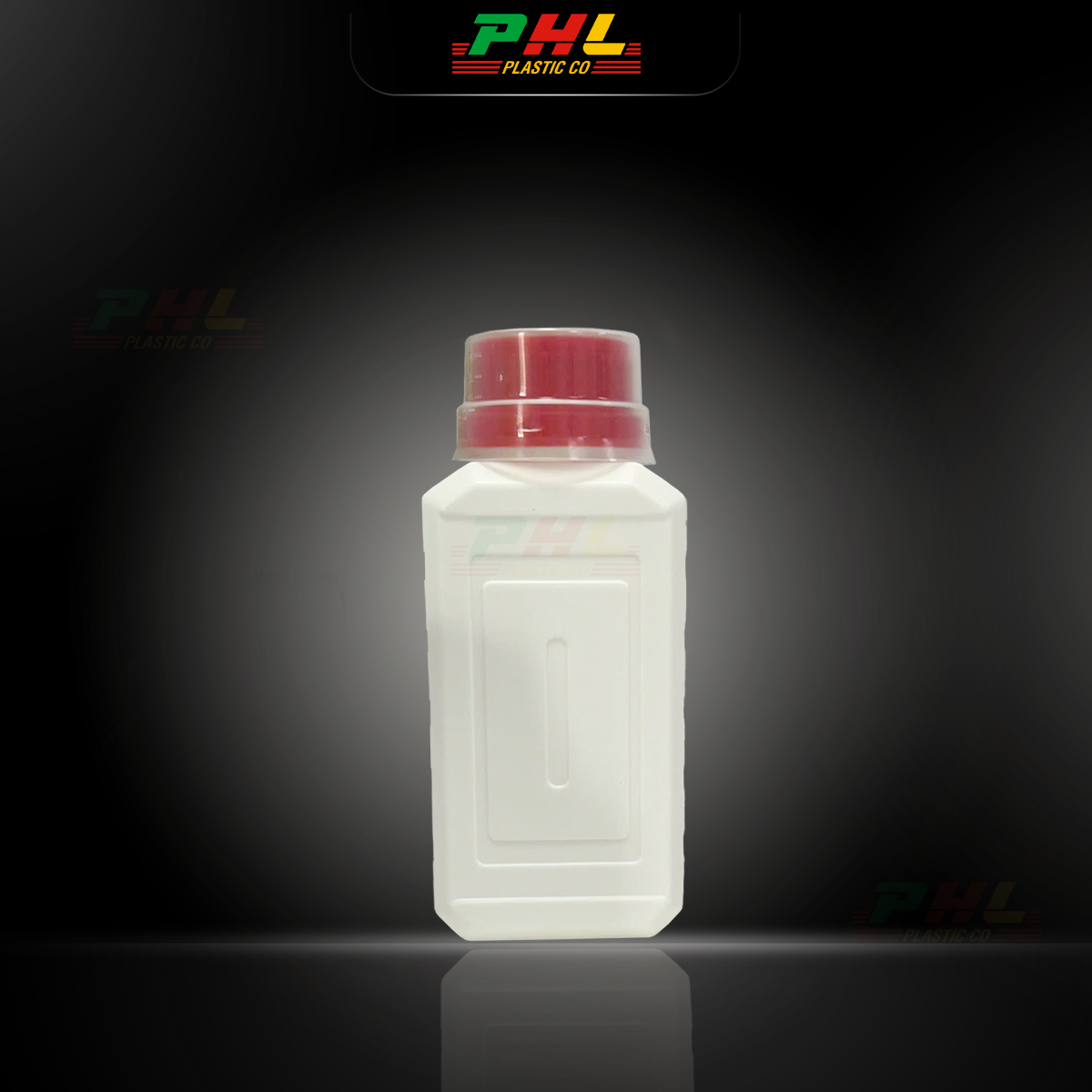 Chai HDPE/COEX 200mL ø33mm Vuông - Trắng Sữa