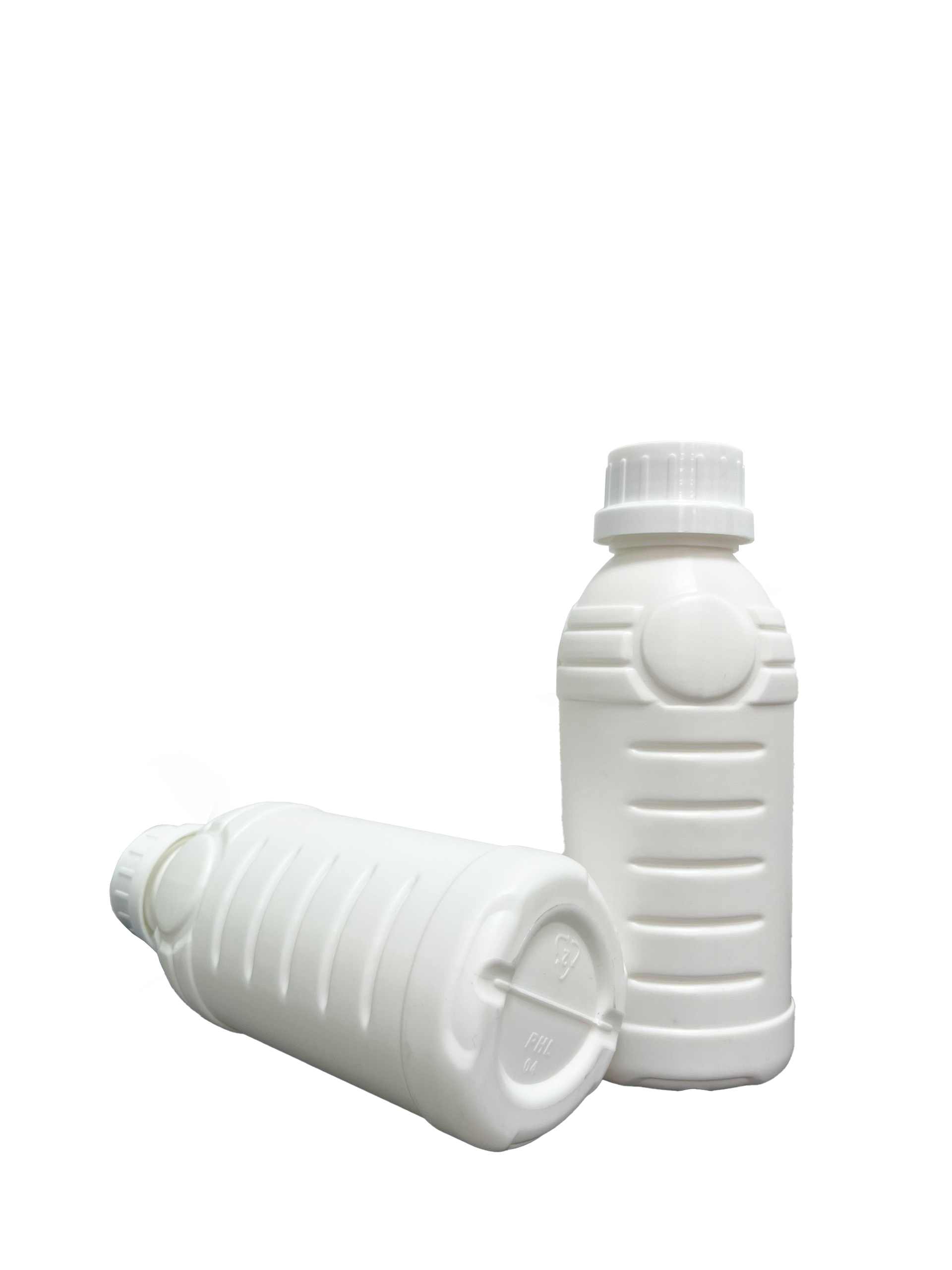 Chai HDPE/COEX 300mL ø33mm Tam Giác - Trắng Sữa