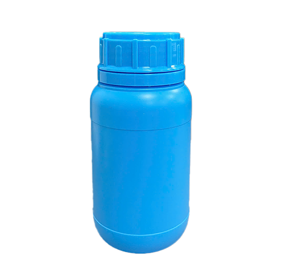 Chai HDPE/COEX 300mL ø50mm Tròn Hai Gờ Vai Bầu - Xanh Thiên Thanh