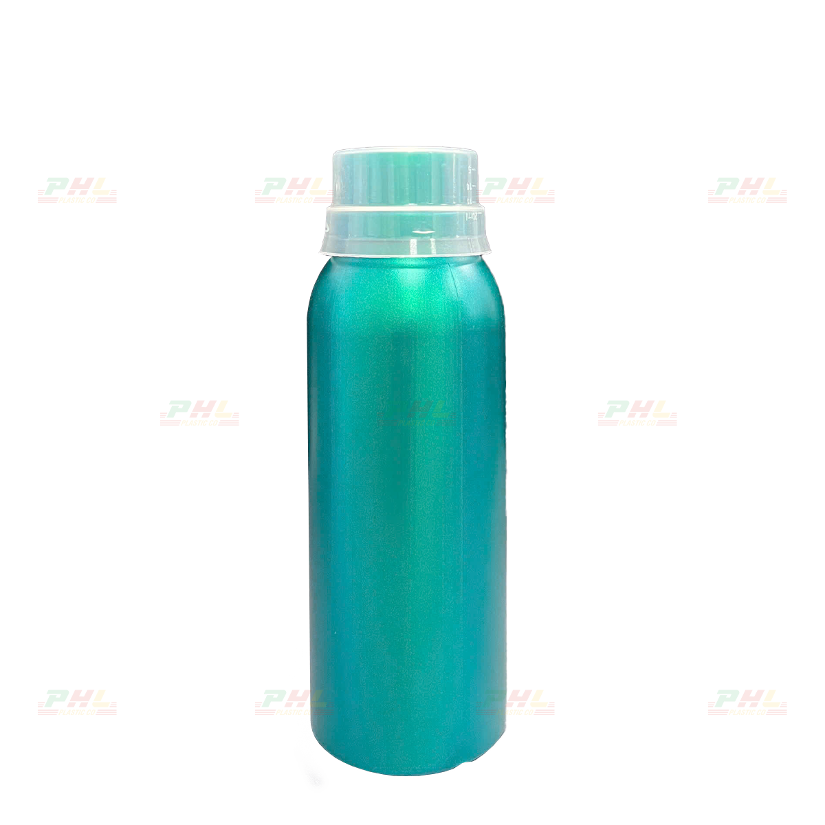 Chai HDPE/COEX 250mL ø33mm Tròn - Metallic Green