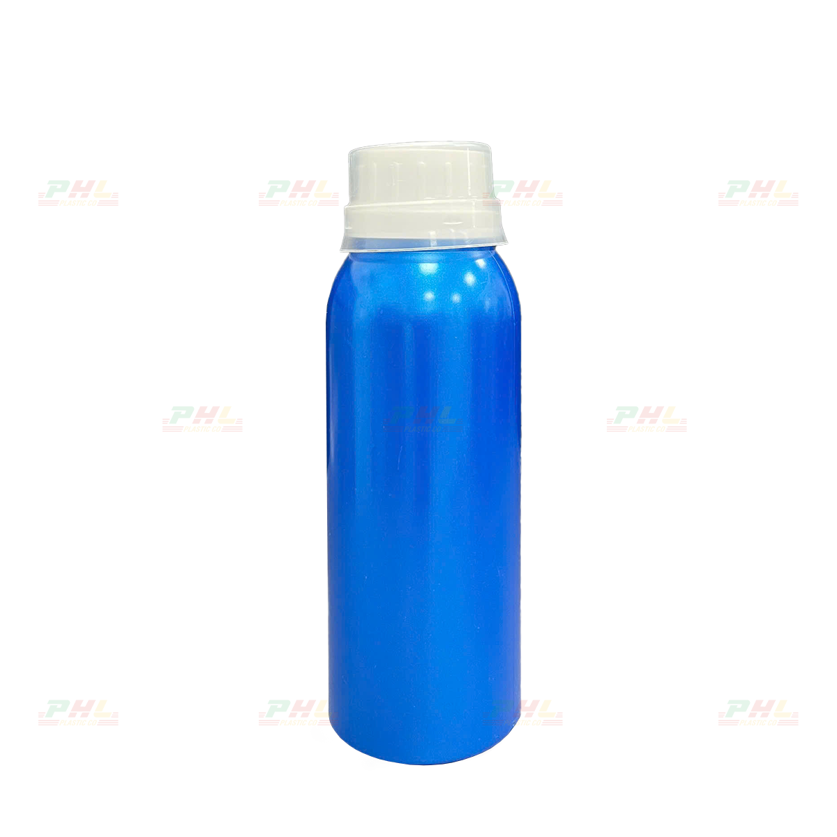 Chai HDPE/COEX 250mL ø33mm Tròn - Metallic Blue