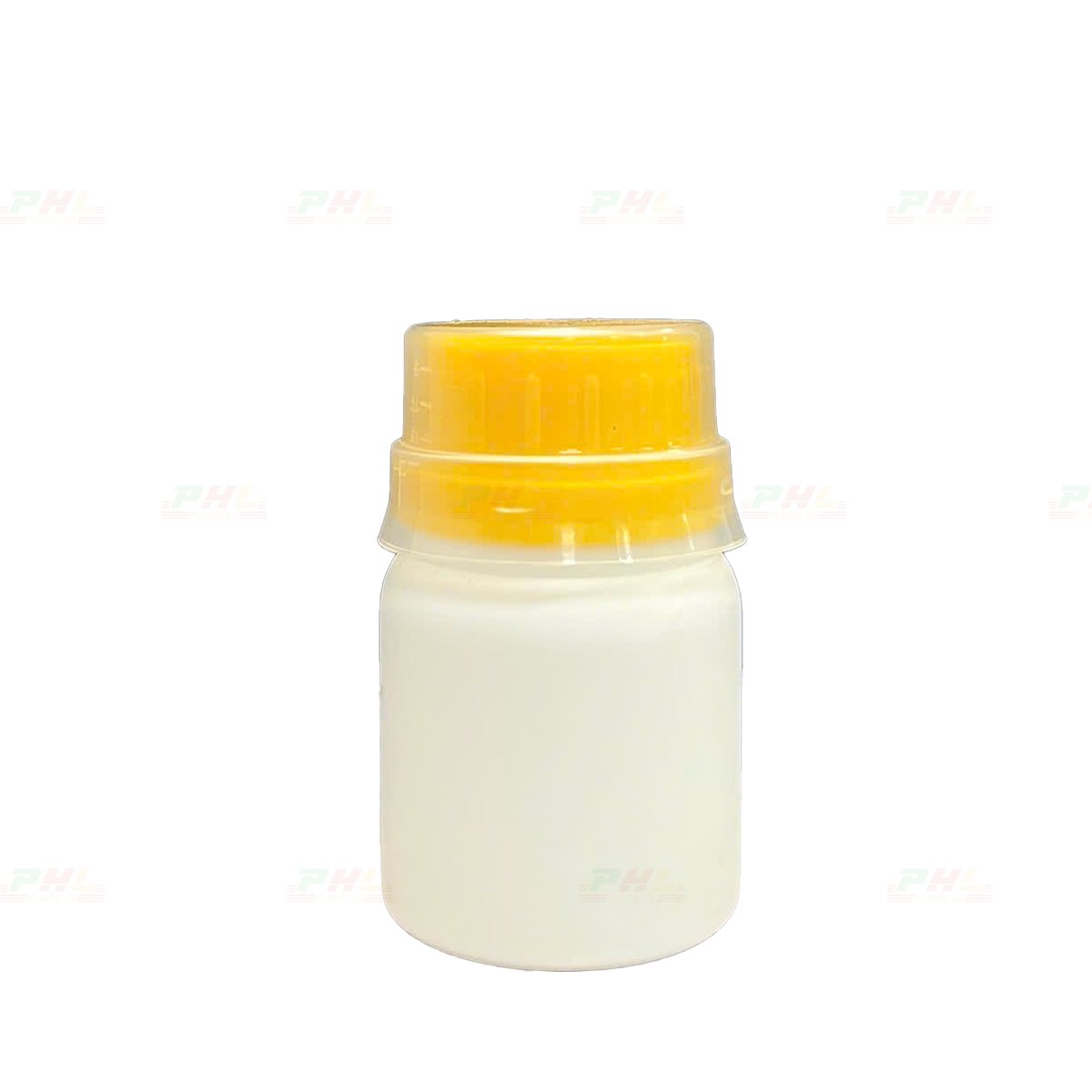 Chai HDPE/COEX 50mL ø33mm Tròn - Trắng Sữa