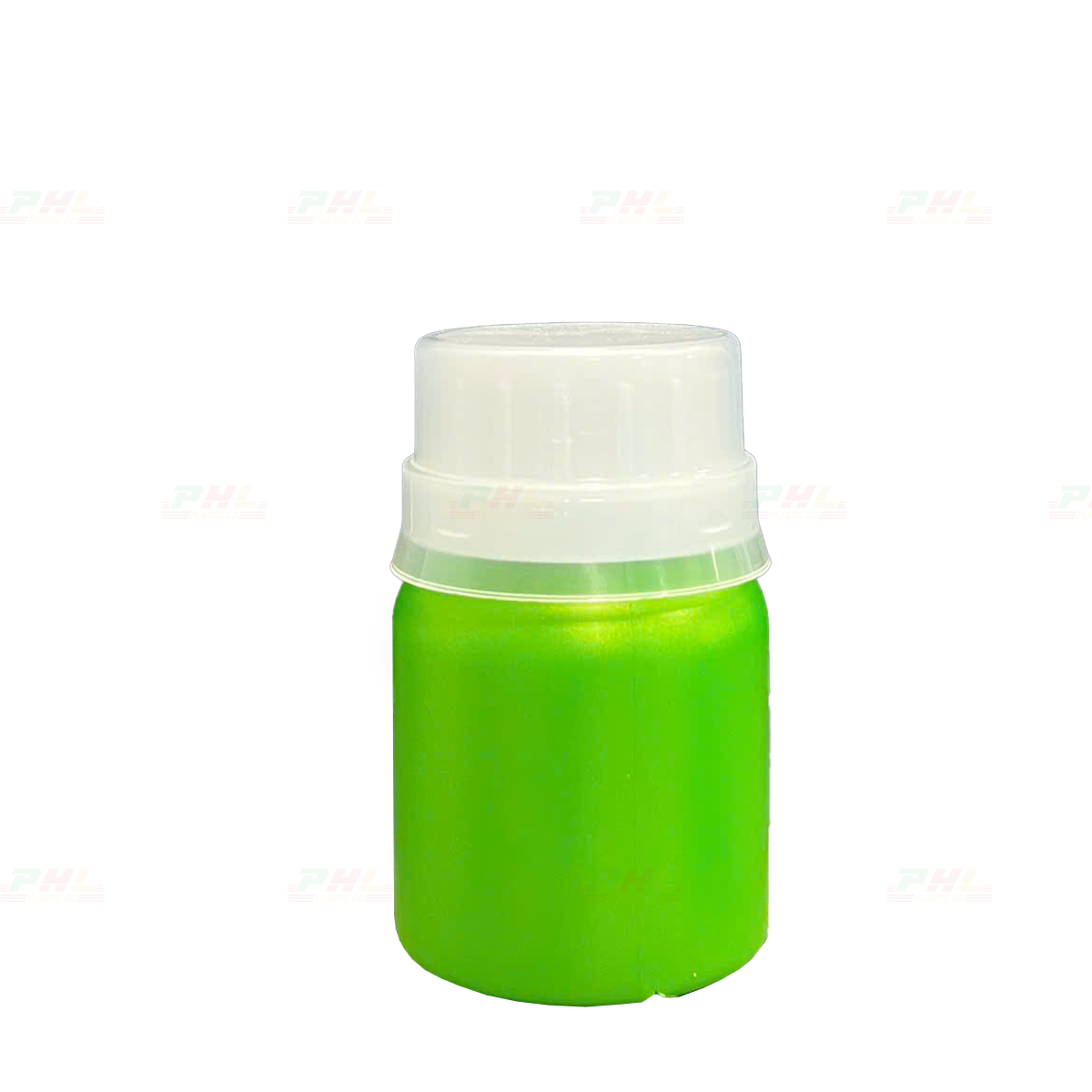 Chai HDPE/COEX 50mL ø33mm Tròn - Metallic Monster Green