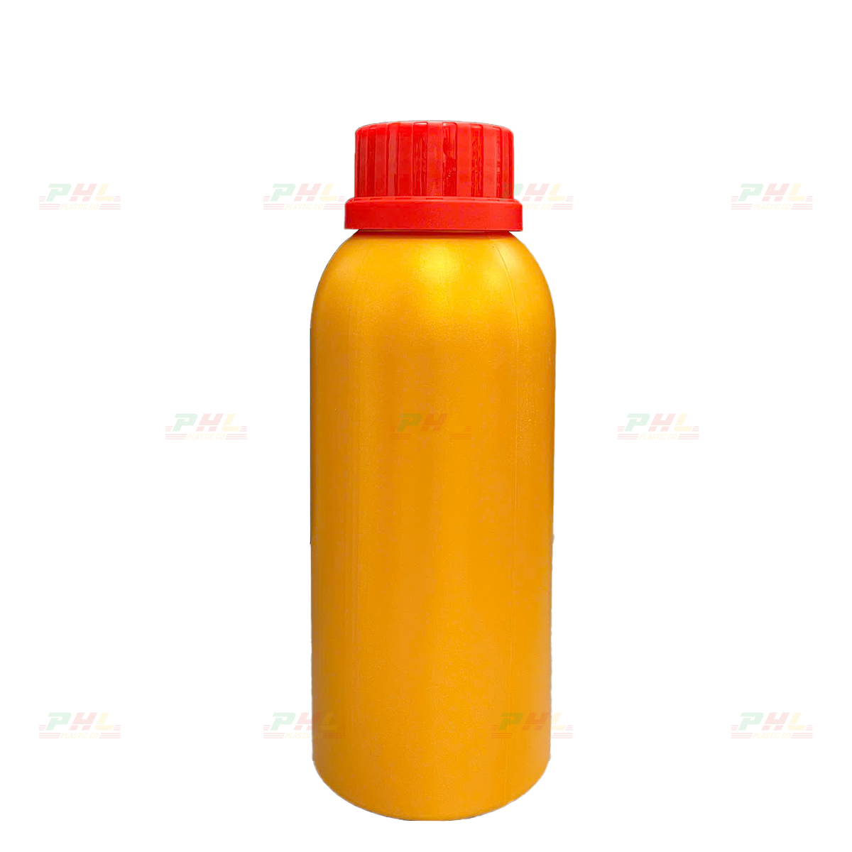 Chai HDPE/COEX 500mL ø43mm Tròn Lùn - Metallic Gold