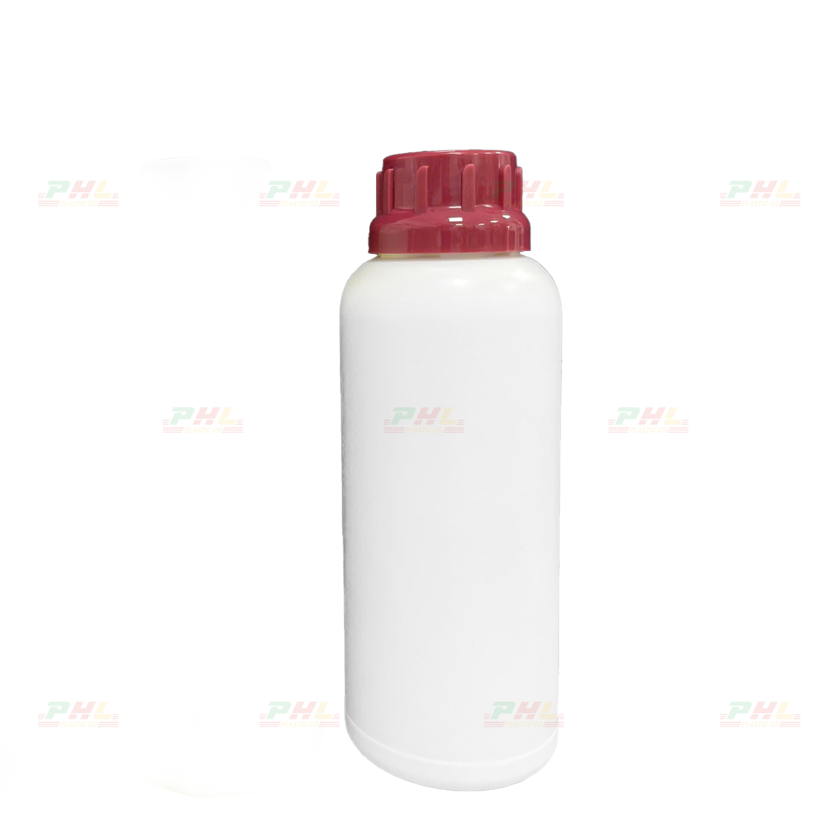Chai HDPE/COEX 500mL ø38mm Tròn Một Gờ - Trắng Sữa