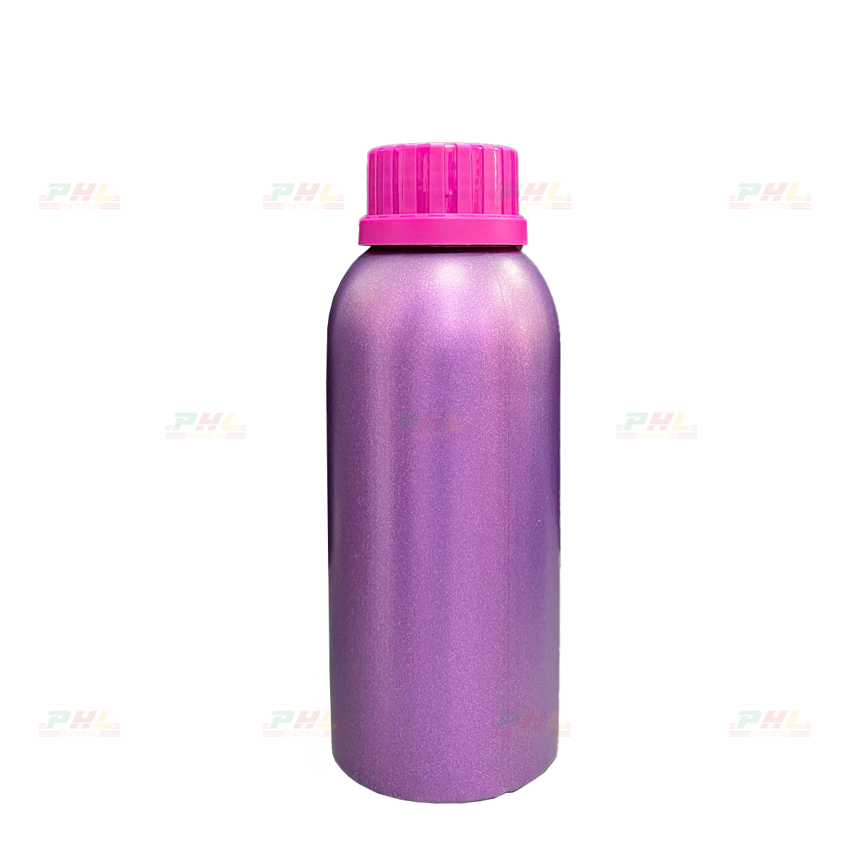 Chai HDPE/COEX 500mL ø43mm Tròn Lùn - Metallic Purple