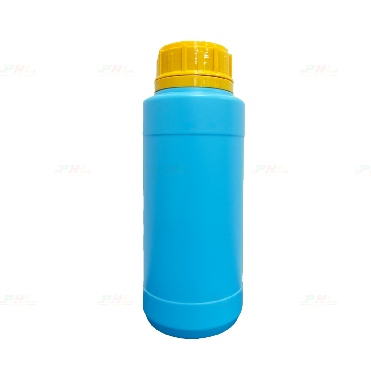 Chai HDPE/COEX 500mL ø50mm Tròn Hai Gờ - Xanh Thiên Thanh