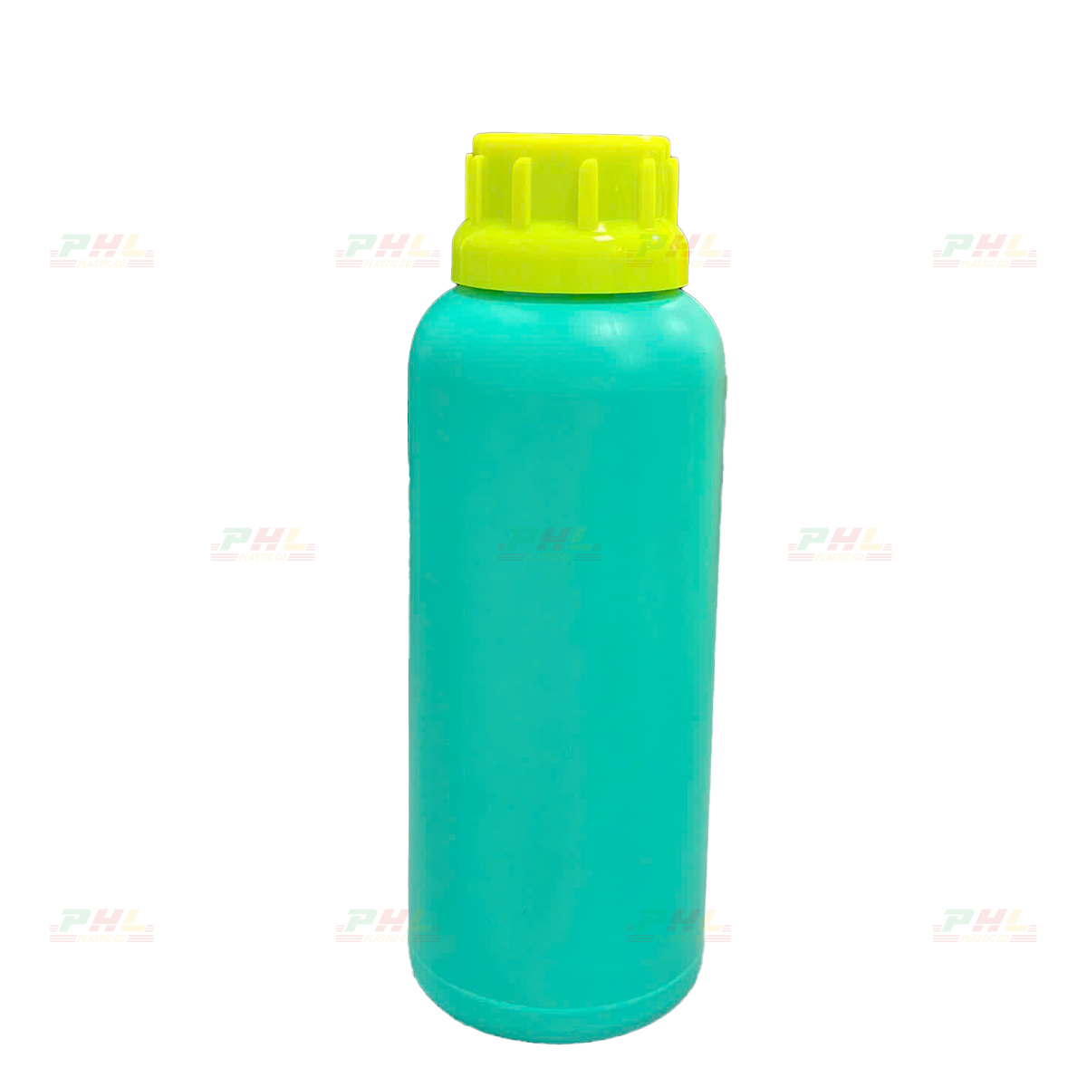 Chai HDPE/COEX 500mL ø38mm Tròn Một Gờ - Xanh Tiffany