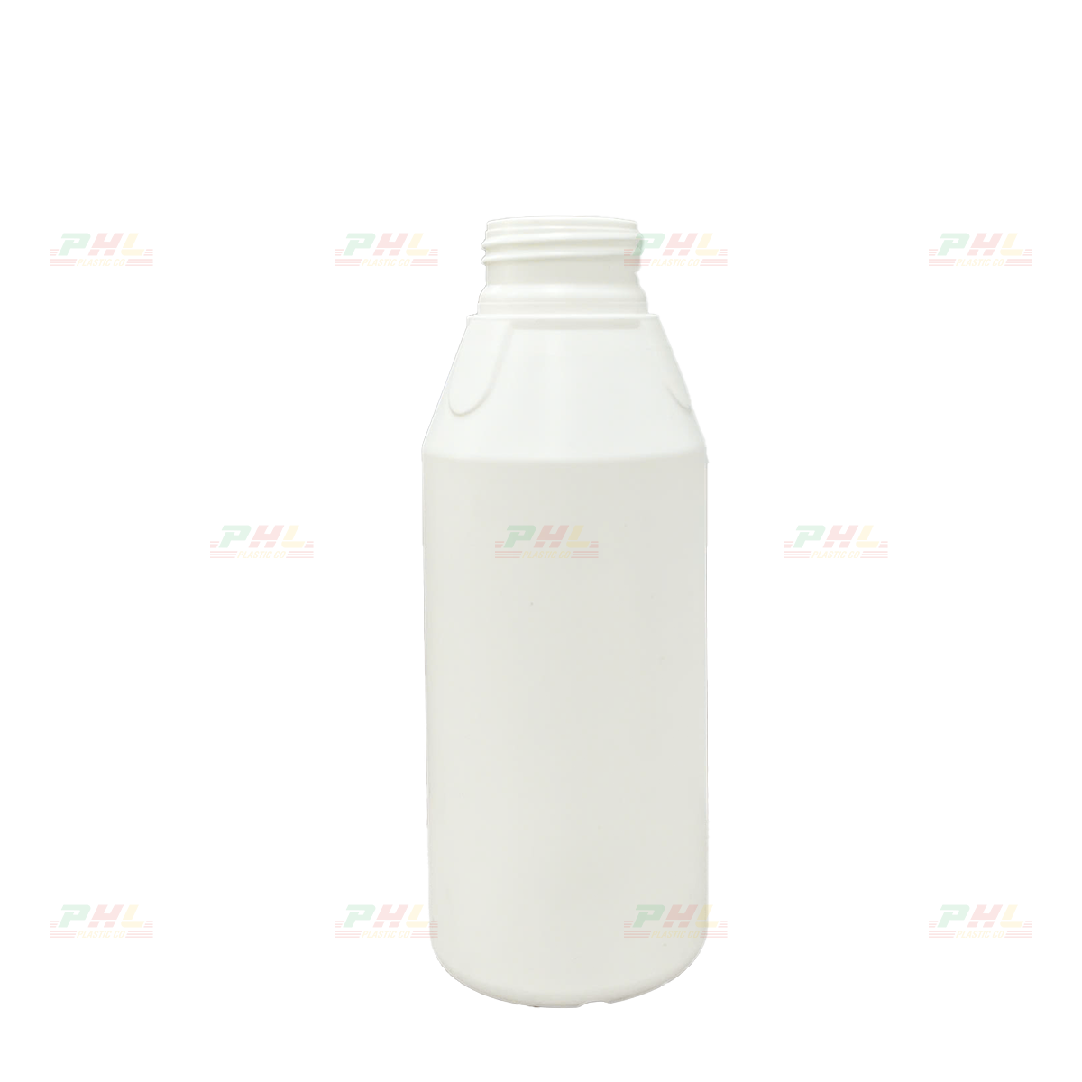 Chai HDPE/COEX 500mL ø43mm Tròn Ba Cạnh - Trắng Sữa