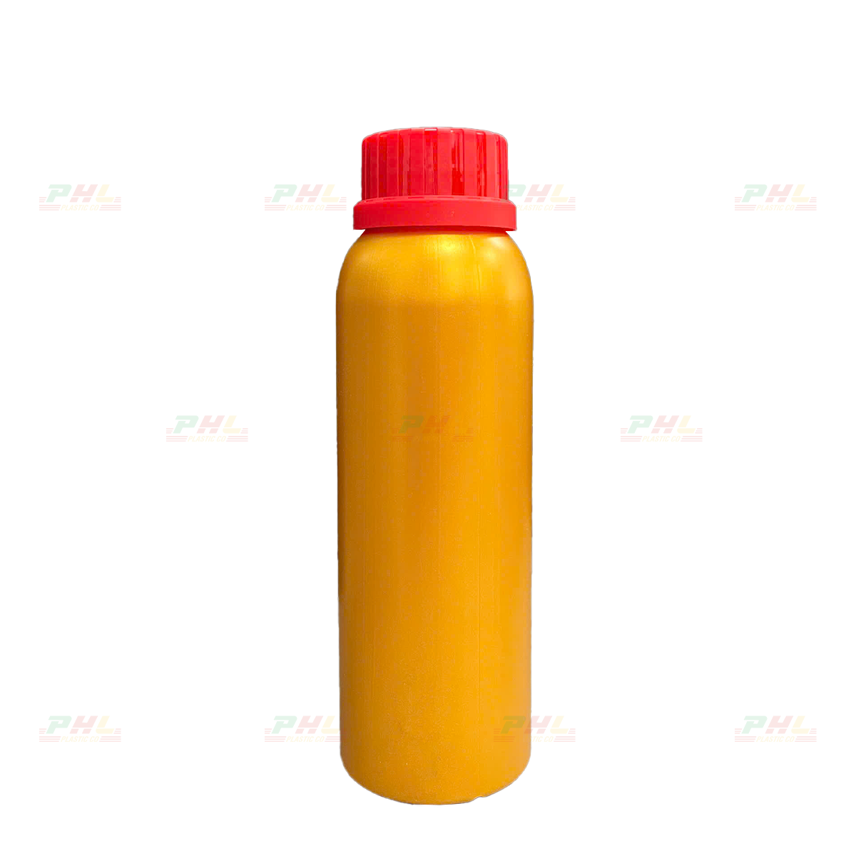 Chai HDPE/COEX 500mL ø43mm Tròn Cao - Metallic Gold