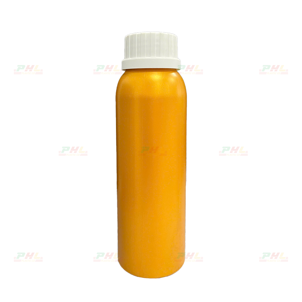 Chai HDPE/COEX 500mL ø43mm Tròn Cao - Metallic Gold