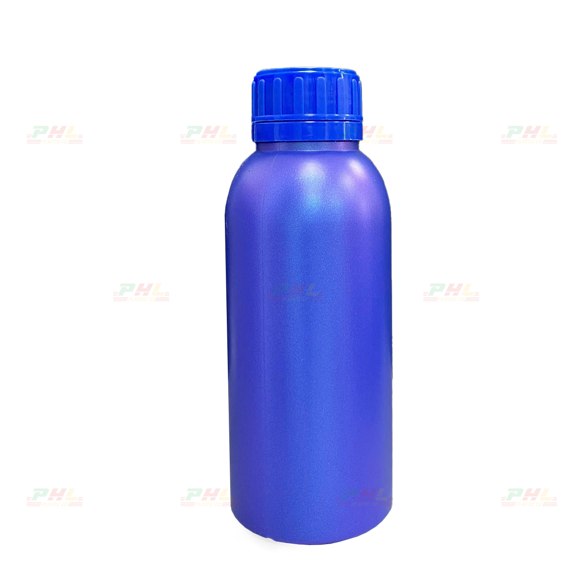Chai HDPE/COEX 500mL ø43mm Tròn Lùn - Metallic Gadient