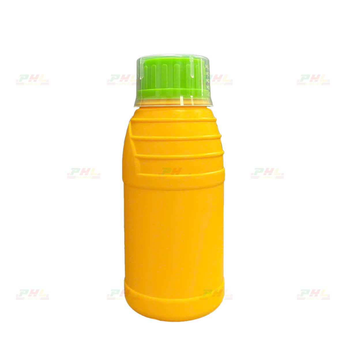 Chai HDPE/COEX 500mL ø43mm Tròn Vai Gân - Vàng