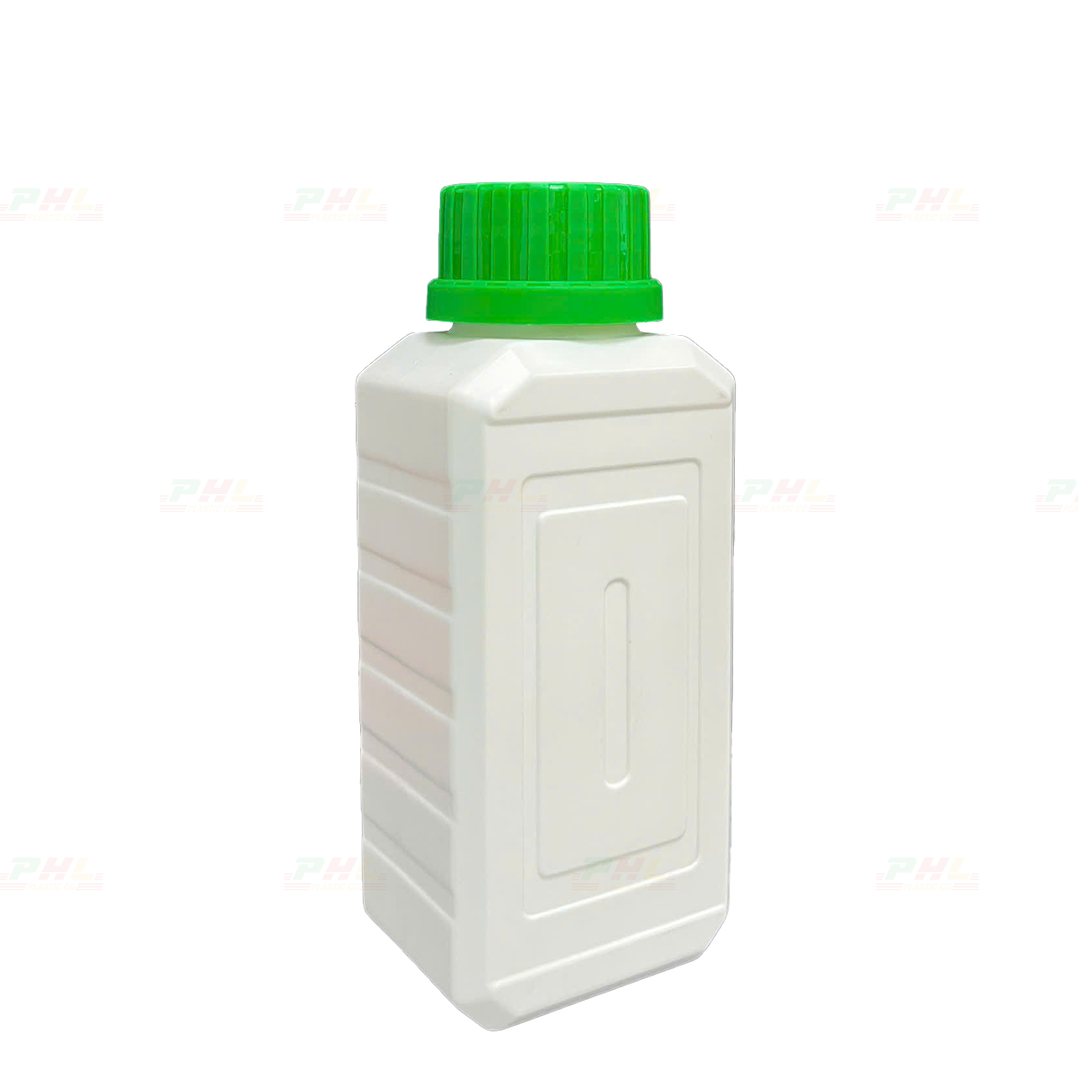 Chai HDPE/COEX 500mL ø43mm Vuông - Trắng Sữa