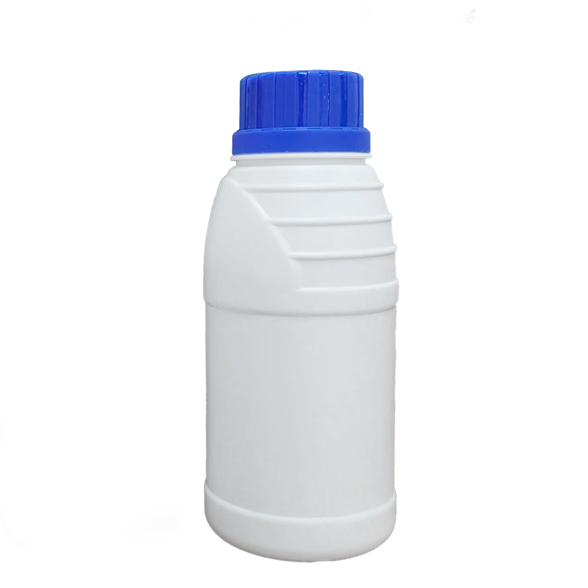 Chai HDPE/COEX 500mL ø43mm Tròn Vai Gân - Trắng Sữa