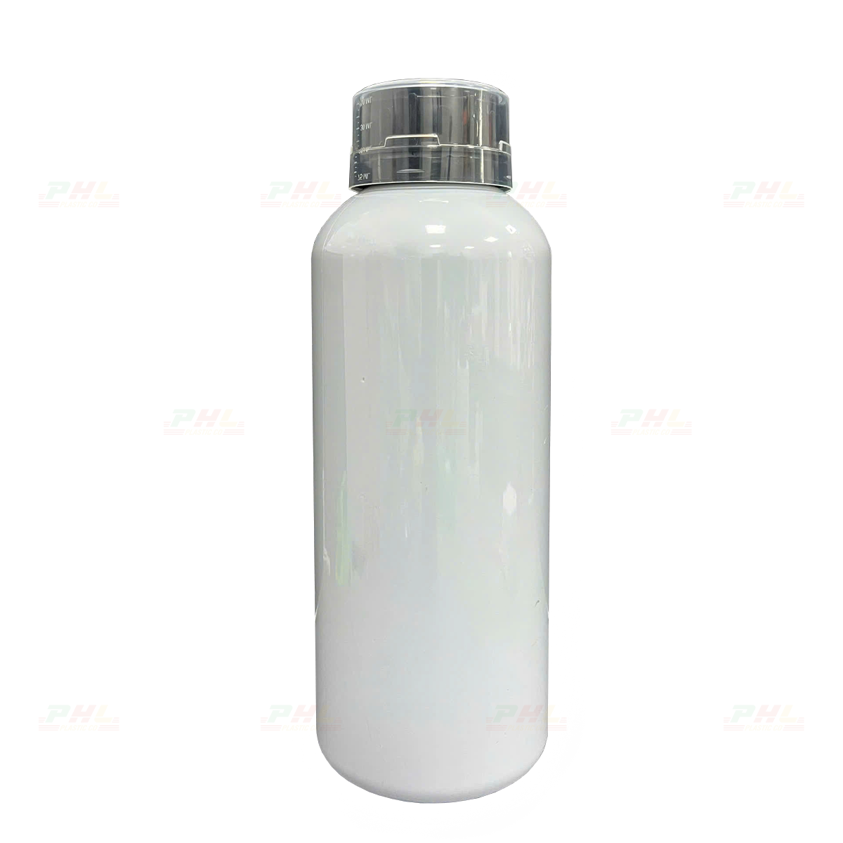 Chai PET 1000mL (1Lit) ø50mm Tròn - Xám