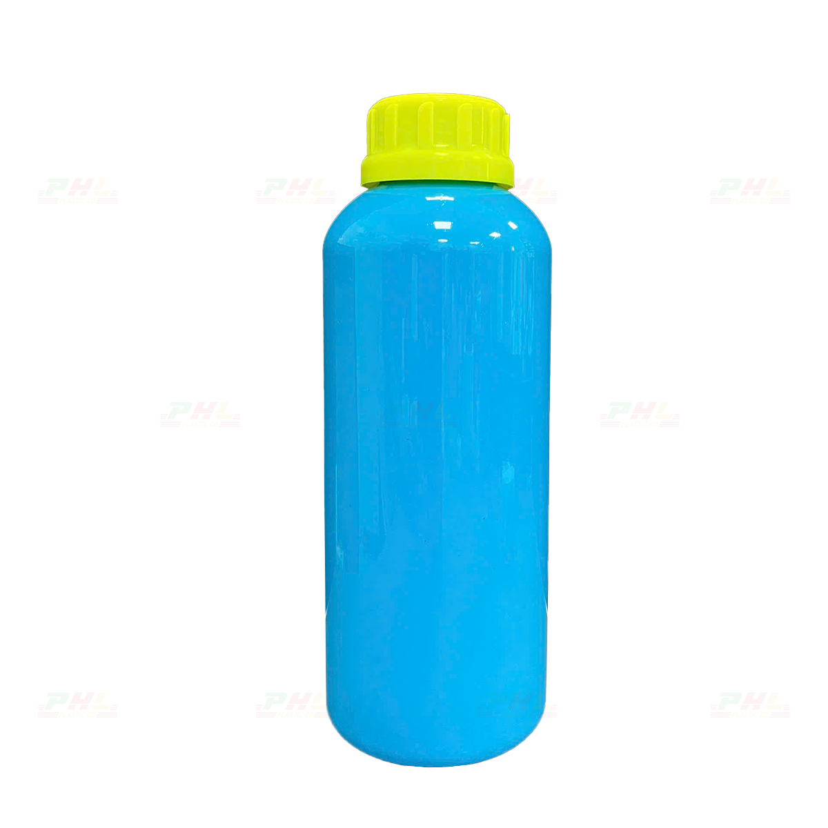 Chai PET 1000mL (1Lit) ø50mm Tròn - Xanh Thiên Thanh