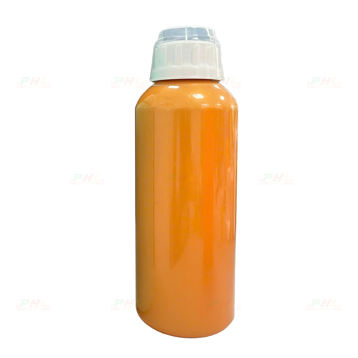 Chai PET 1000mL (1Lit) ø50mm Tròn - Vàng Đồng