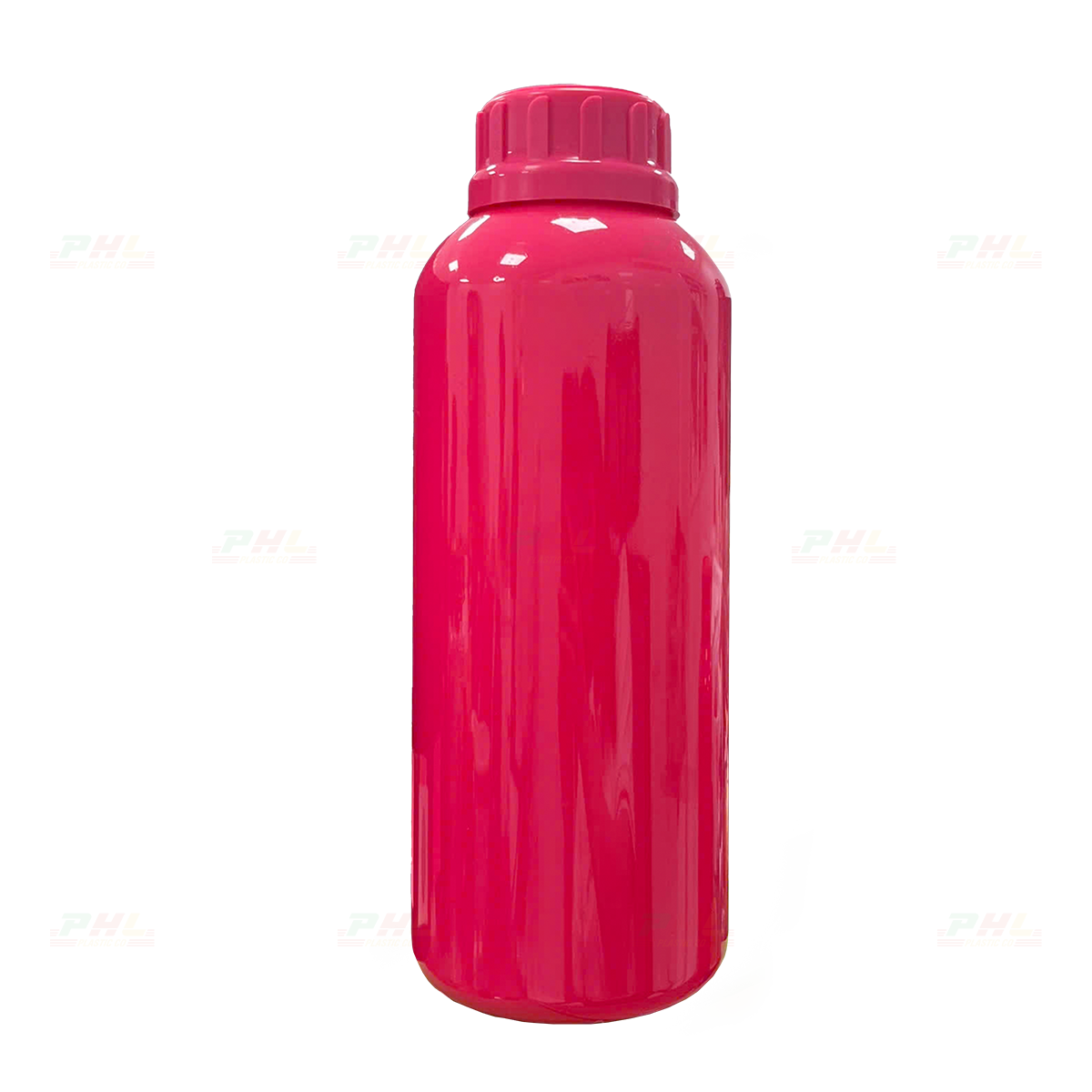 Chai PET 1000mL (1Lit) ø50mm Tròn - Hồng