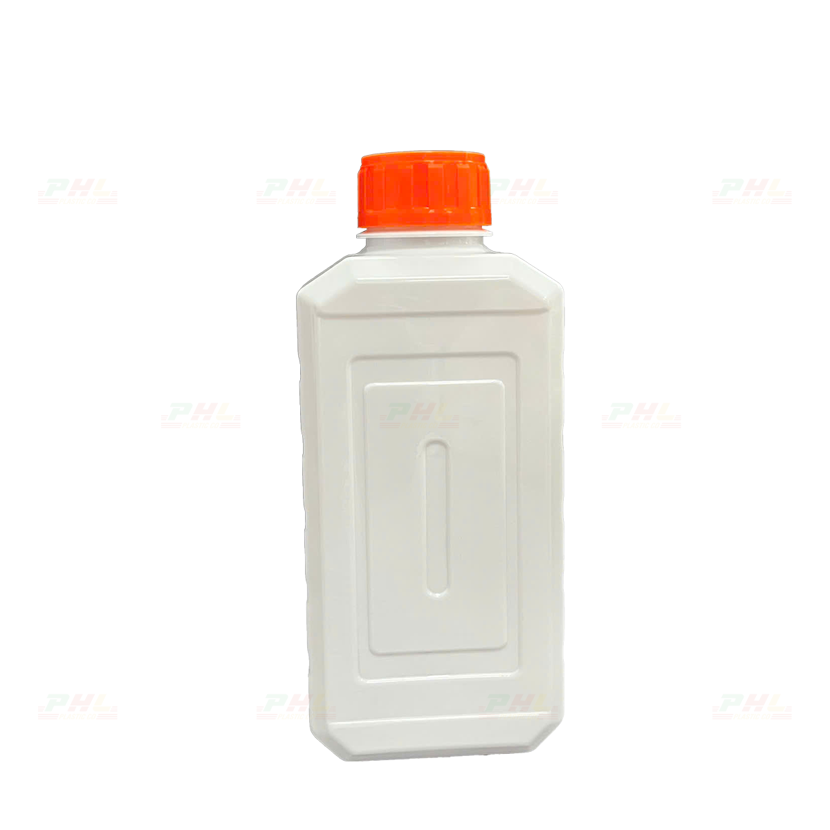 Chai PET 1000mL (1Lit) ø45mm Vuông Mới - Trắng Sữa