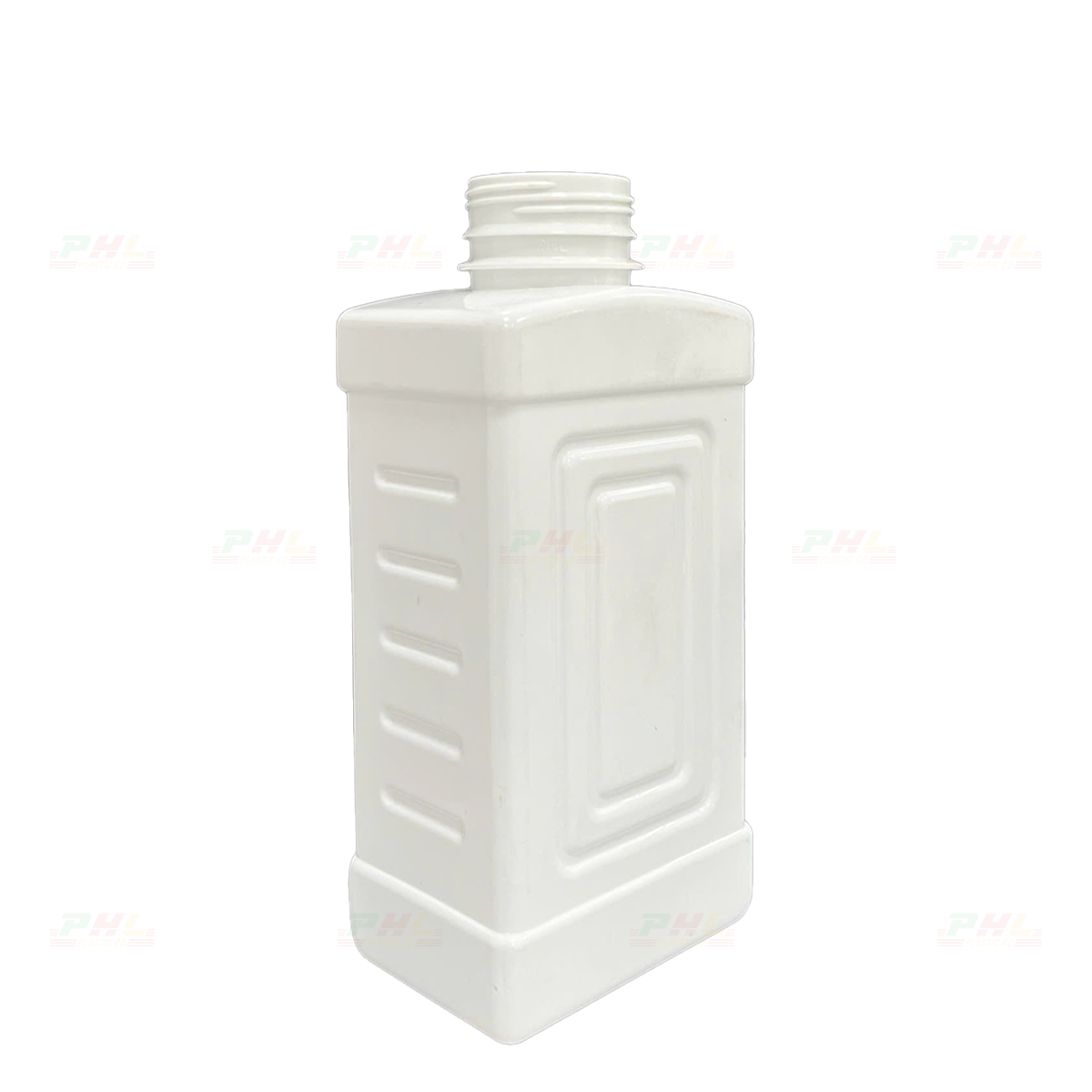Chai PET 1000mL (1Lit) ø45mm Vuông - Trắng Sữa