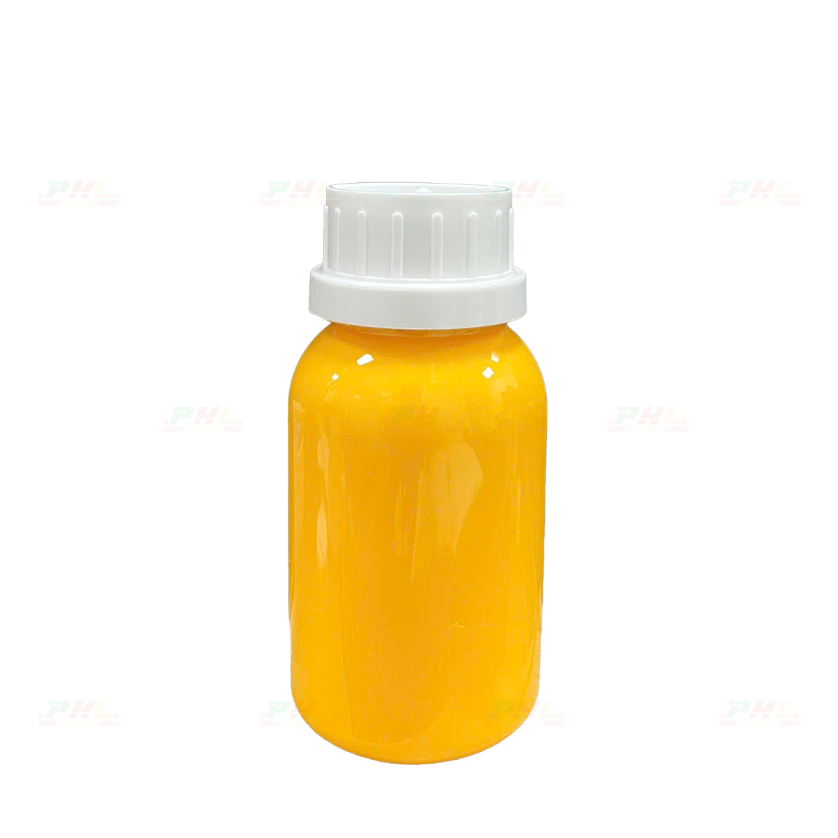Chai PET 100mL ø33mm Tròn - Vàng