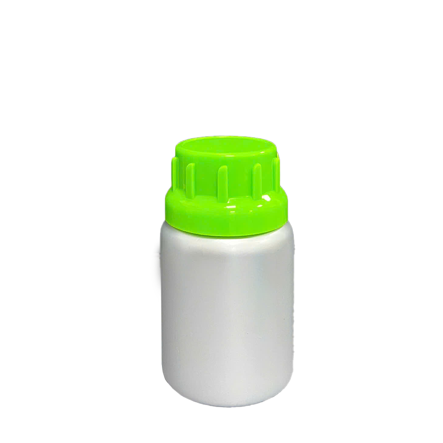 Chai PET 100mL ø38mm Tròn - Metallic Silver