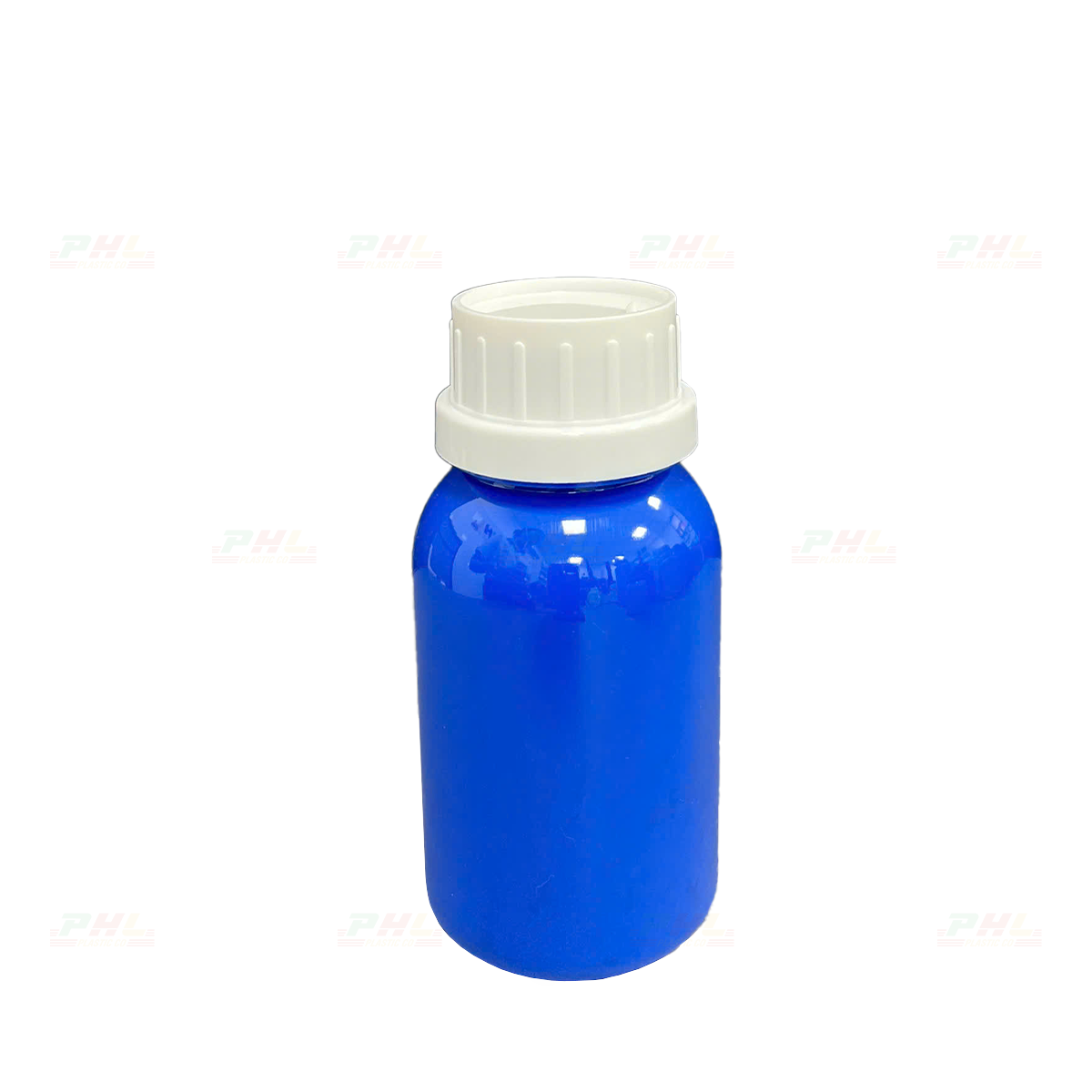 Chai PET 100mL ø33mm Tròn - Xanh Dương