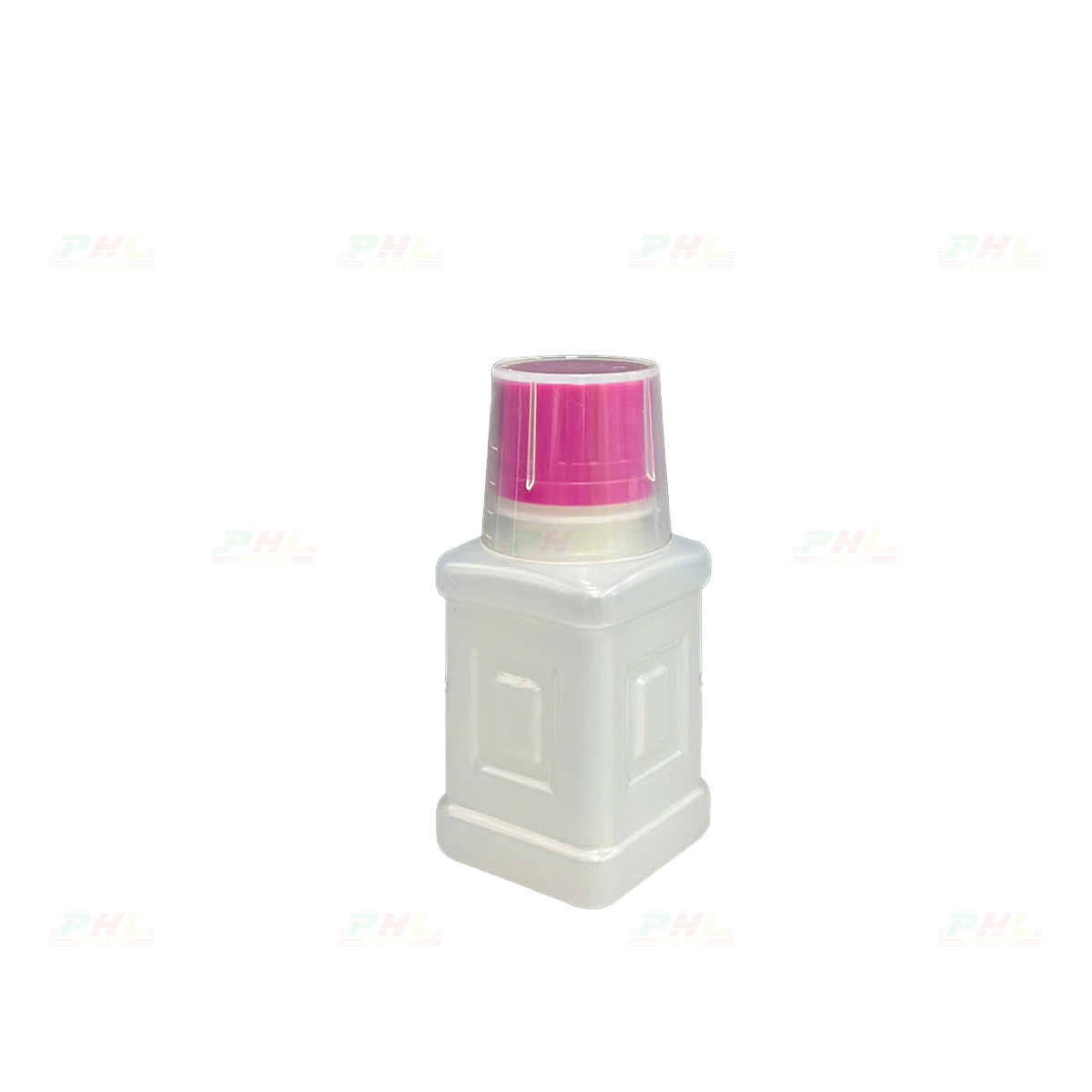 PET 75mL ø28mm Square Bottle - Pearl