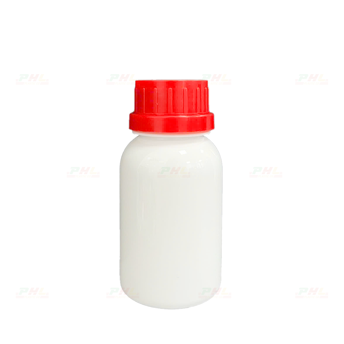 Chai PET 100mL ø33mm Tròn - Trắng Sữa