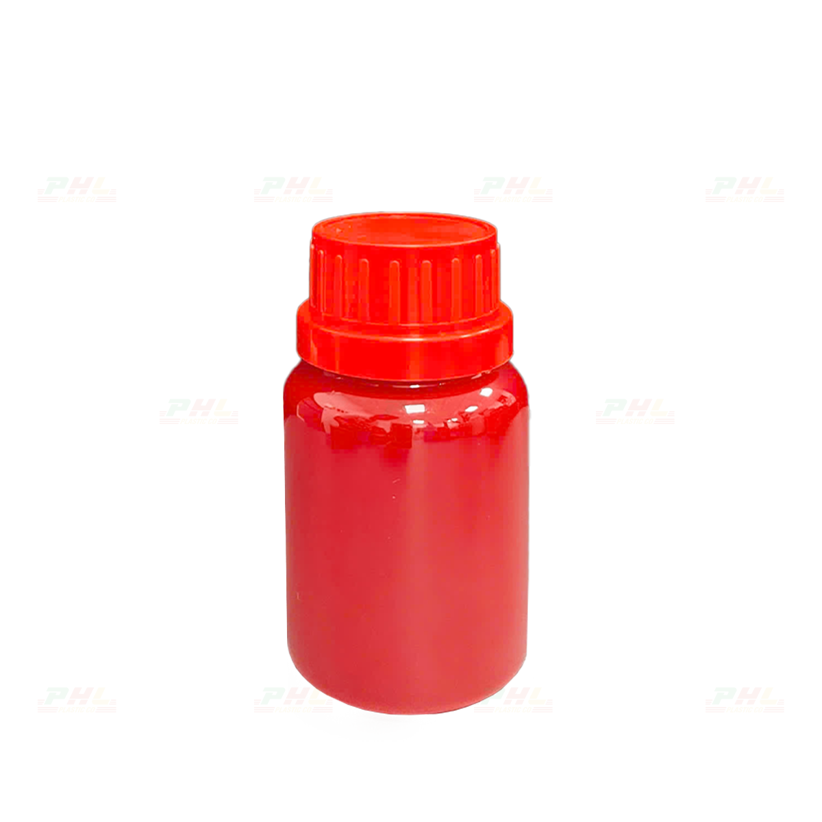 Chai PET 100mL ø38mm Tròn - Đỏ