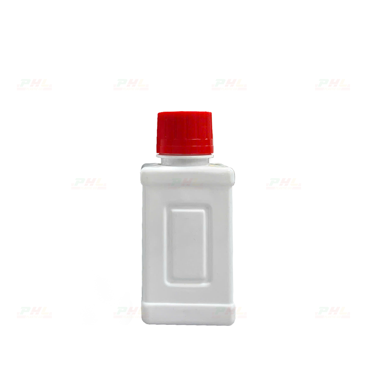 Chai PET 100mL ø28mm Vuông - Trắng Sữa