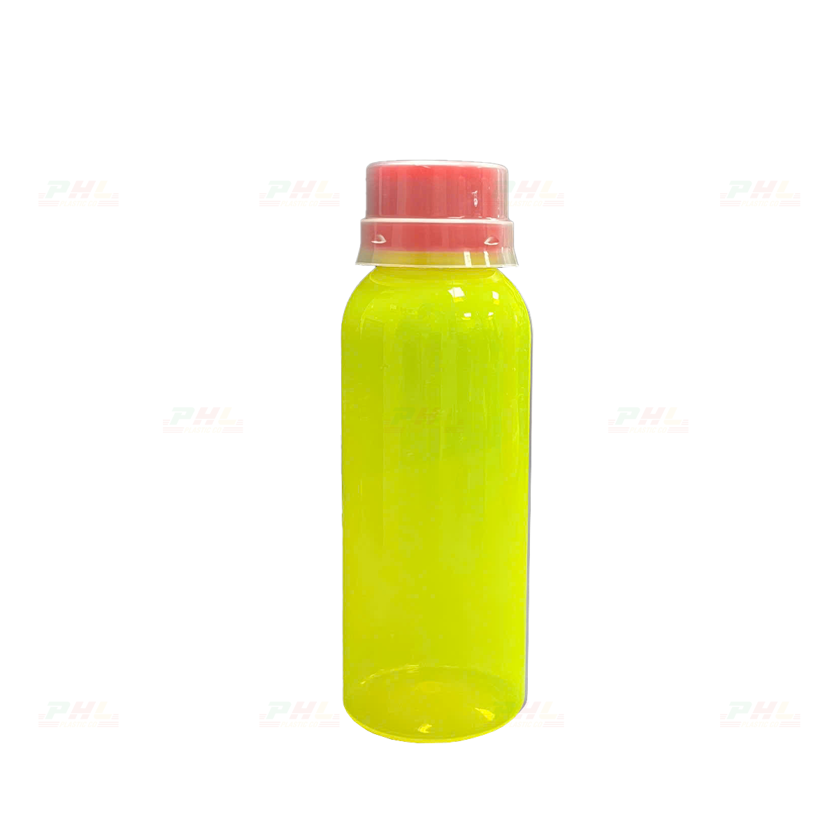 Chai PET 250mL ø33mm Tròn - Vàng Trong