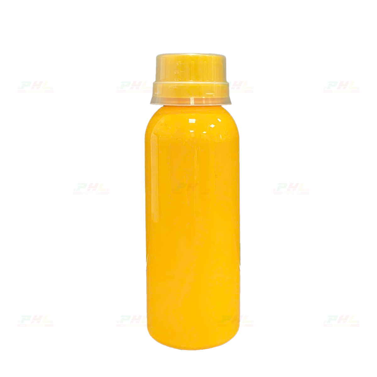 Chai PET 250mL ø33mm Tròn - Vàng